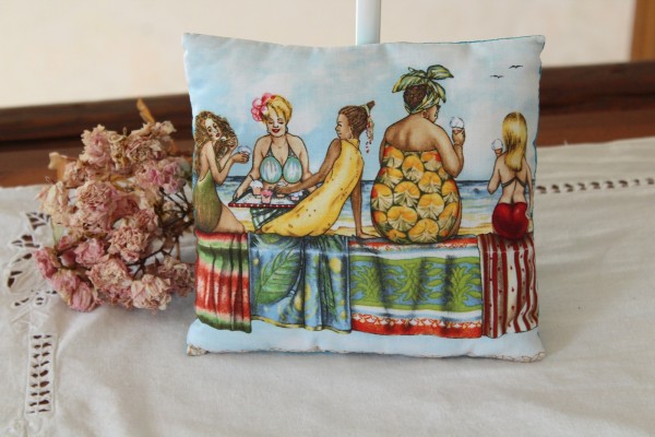 Kissen Dekokissen Danke für den Urlaub Geschenk Mitbringsel