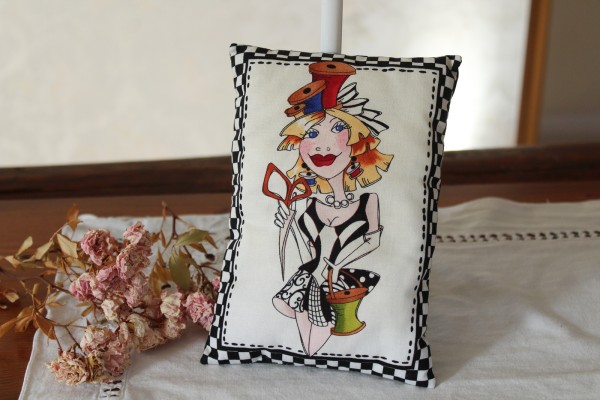 Duftkissen Schneiderin Dekokissen Dankeschön Geschenk