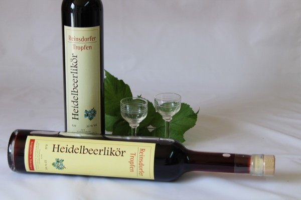 Heidelbeerlikör Likör aus Heidelbeeren hausgemacht 0,5 l 22%Vol.