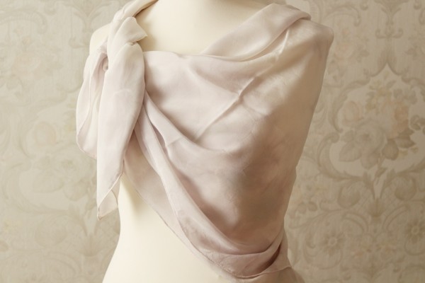 helles Seidentuch Melodie pastell Tuch aus Seide Handarbeit