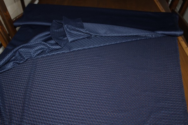 3,2 m Stoff dunkelblau Netz für Sportbekleidung