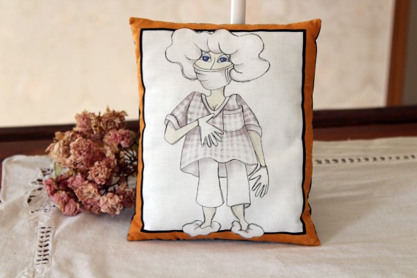 Deko Kissen Danke Krankenschwester Pflegerin Geschenk Mitbringsel